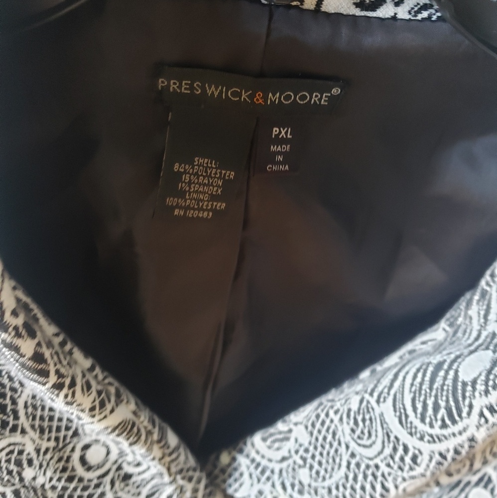 Beautiful funky black and white jacket